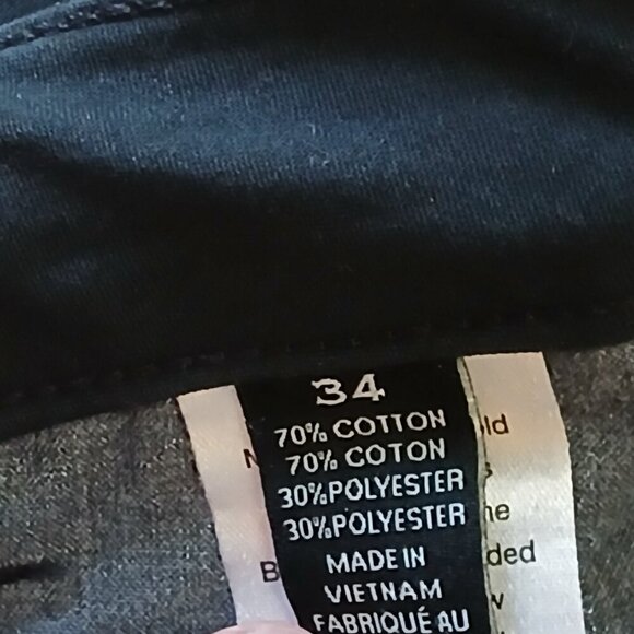 Preppy Modern Fit Chino Shorts Black Size 34 - Picture 3 of 5